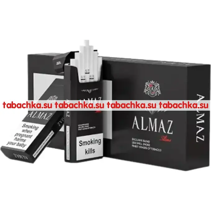 Сигареты Almaz Black Slim Сигареты Almaz Black Slim